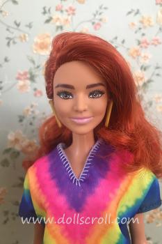 Mattel - Barbie - Fashionistas #141 - Tie-Dye Fringe Dress - Original - Doll